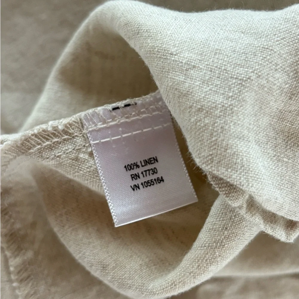 Vintage 90’s Linen Top - Picture 3 of 6